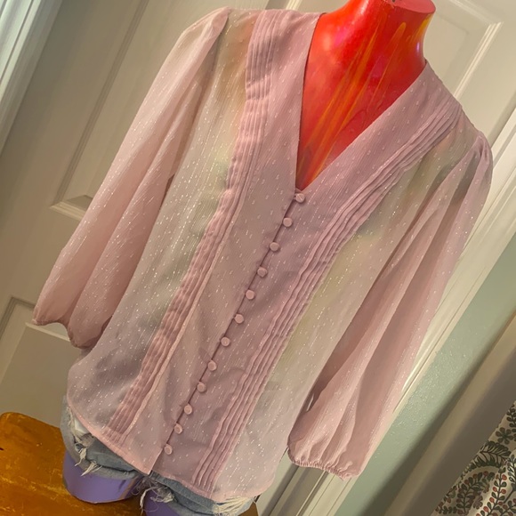 EXPRESS Glinda Good Witch Vibes Top - Picture 1 of 12